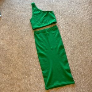 Zara Green Two Piece Set